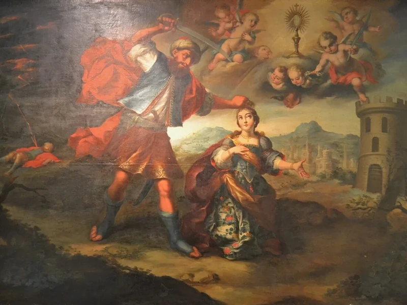 1714-Antoni de Villanueva - Martirio di santa Bàrbara
